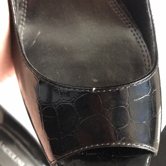 Enzo Angiolini Eamaylie 5.5M Black peep toe heels - Picture 16 of 16